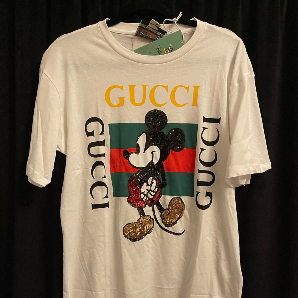 Mickey Gucci Authentic Sequence Top